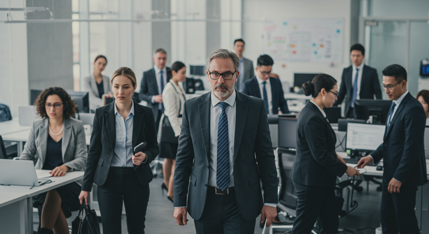 Woman in front of rice bags