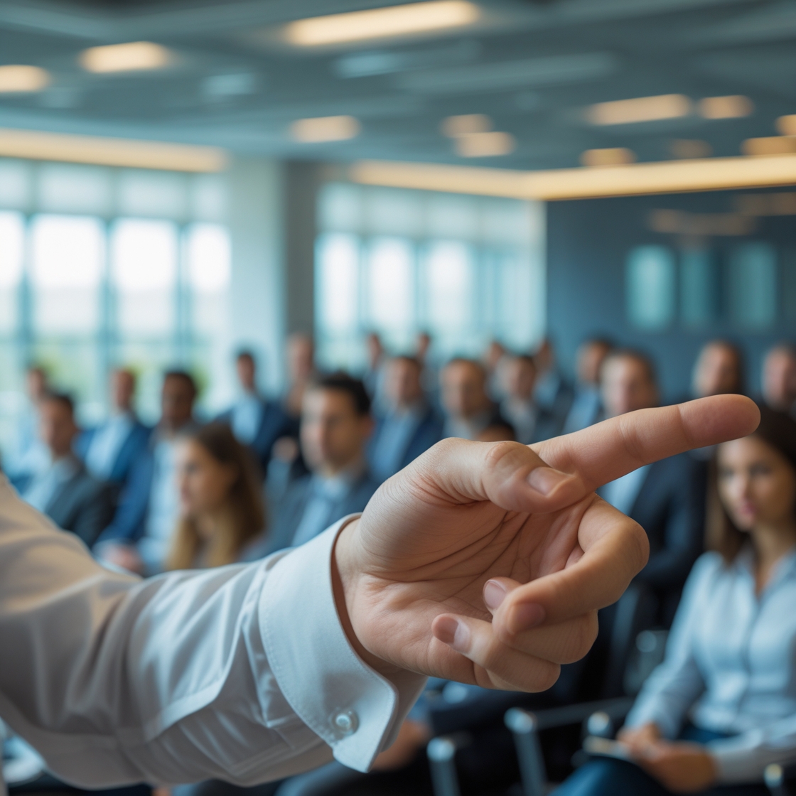 Woman in front of rice bags